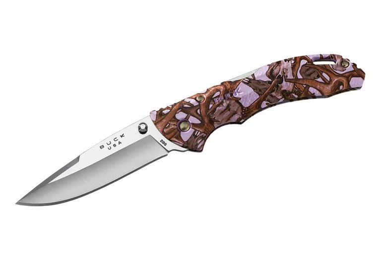 Buck Bantam™ BHW Head Hunterz Lavender Camo Knife Knives And Tools Buck Bantam™ BHW Head Hunterz Lavender Camo Knife Knives And Tools