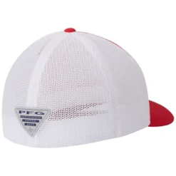 Columbia Sportswear Columbia PFG Mesh Stateside™ Ball Cap Mountain Red Men's Caps & Visors