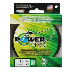 Power Pro Moss Green 15 Lb 150 Yds Braided Fishing Line