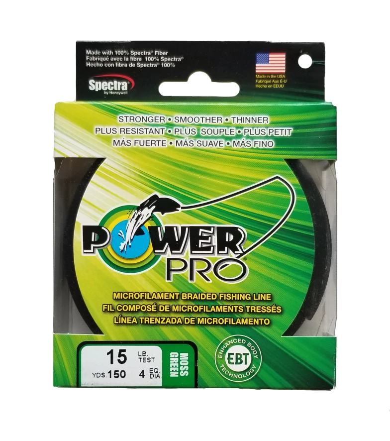Power Pro Moss Green 15 Lb 150 Yds Braided Fishing Line 3 Power Pro Moss Green 15 Lb 150 Yds Braided Fishing Line