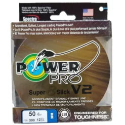 Line/Leaders Power Pro Super 8 Slick V2 Blue 50 Lb 300 Yds Braided Fishing Line