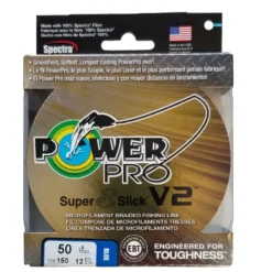 Power Pro Super 8 Slick V2 Blue 50 Lb 150 Yds Braided Fishing Line