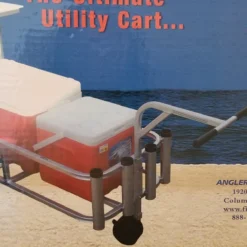 Angler's Fish-N-Mate Cart Black Tires W/ Front Wheel 433