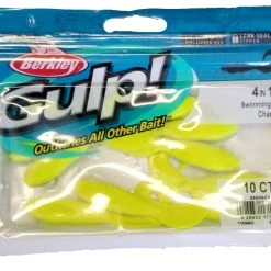 Lures & Bait Berkley Gulp! Swimming Mullet Chartreuse 4