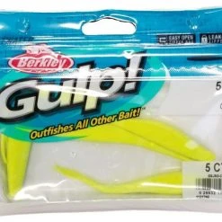 Berkley Gulp! Jerk Shad Chartreuse 5" 5pk