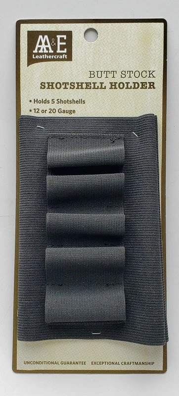 Hunting AA&E Leathercraft Butt Stock Shotshell Holder 8600241 010 Hunting AA&E Leathercraft Butt Stock Shotshell Holder 8600241 010