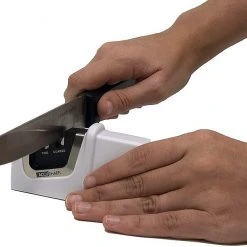 Knives And Tools AccuSharp Compact Pull-Through Knife Sharpener White 4 Knives And Tools AccuSharp Compact Pull-Through Knife Sharpener White