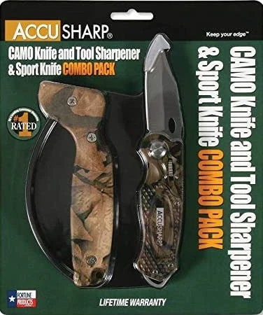 AccuSharp Knife And Tool Sharpener And Sport Knife Combo Pack Knives And Tools AccuSharp Knife And Tool Sharpener And Sport Knife Combo Pack Knives And Tools