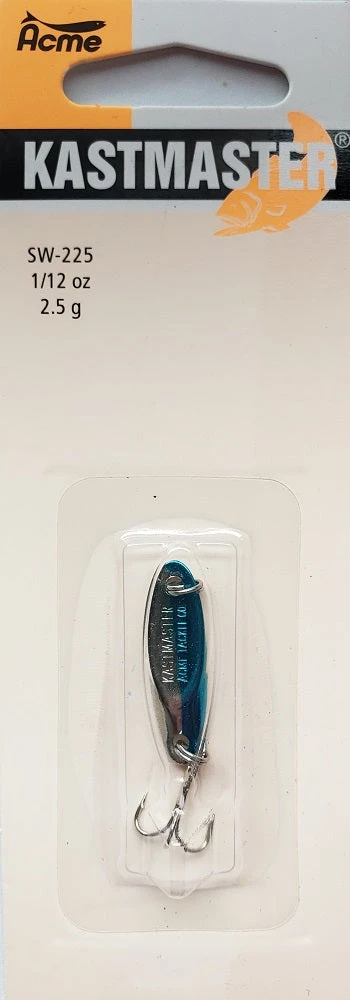 Acme Kastmaster Spoon 1/2oz Chrome/Blue Lures & Bait Acme Kastmaster Spoon 1/2oz Chrome/Blue Lures & Bait