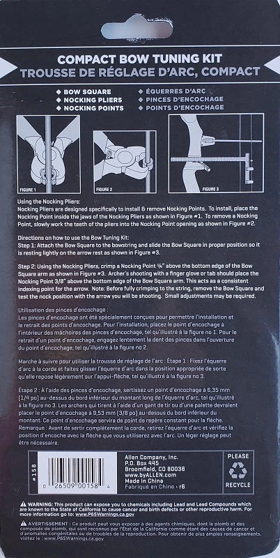 Archery Allen Compact Bow Tuning Kit 158 5 Archery Allen Compact Bow Tuning Kit 158