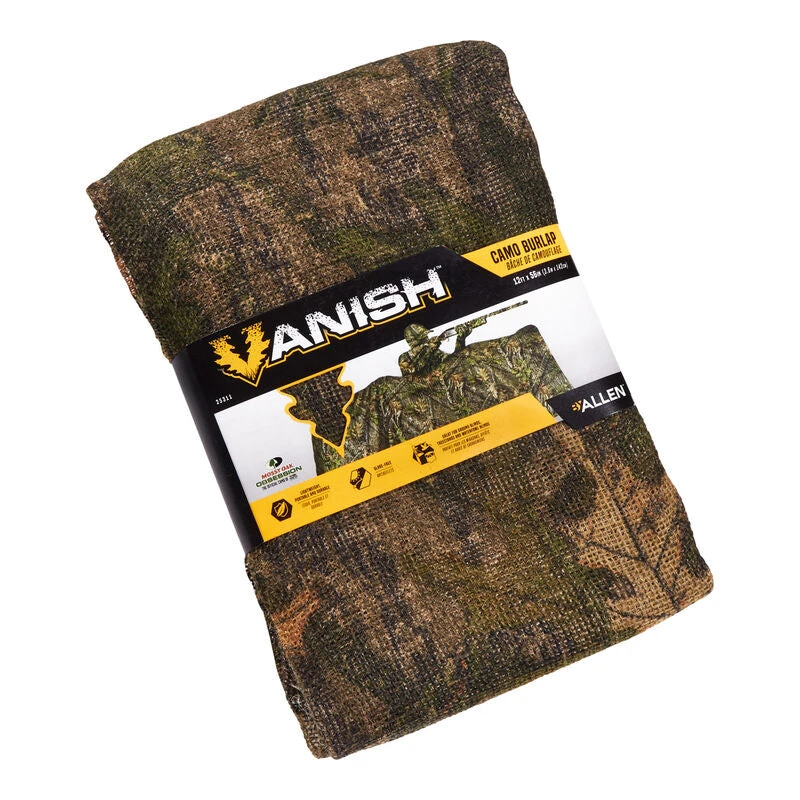 Allen Vanish Camo Burlap 12' X 56" Mossy Oak® Obsession™ 25311 3 Allen Vanish Camo Burlap 12' X 56" Mossy Oak® Obsession™ 25311
