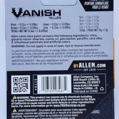 Hunting Allen Vanish Camo Face Paint #6115
