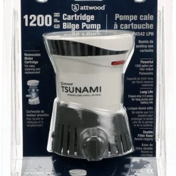 Marine Attwood 1200 GPH Cartridge Bilge Pump 4612-7 8 Marine Attwood 1200 GPH Cartridge Bilge Pump 4612-7