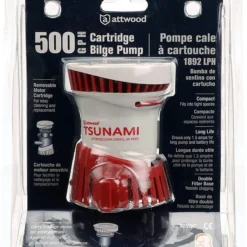 Attwood 500 GPH Cartridge Bilge Pump 4606-7 Marine
