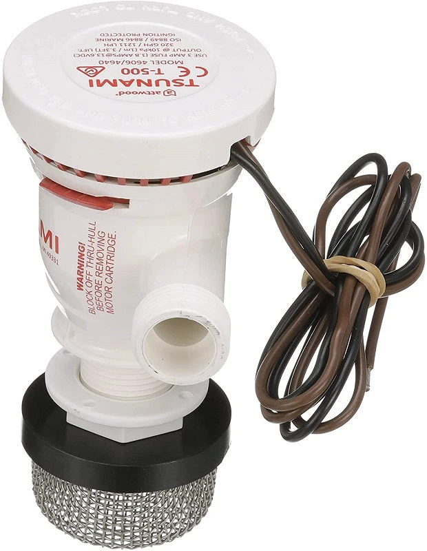 Attwood 500GPH Recirq Livewell Cartridge Aerator Kit 4253-7 Marine 5 Attwood 500GPH Recirq Livewell Cartridge Aerator Kit 4253-7 Marine