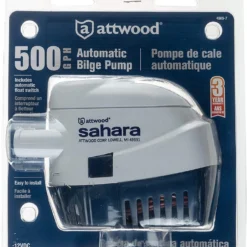 Attwood Sahara 500GPH Automatic Bilge Pump 4505-7