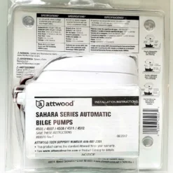 Attwood Sahara 500GPH Automatic Bilge Pump 4505-7