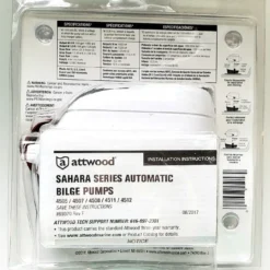 Marine Attwood Sahara 1100GPH Automatic Bilge Pump 4511-7