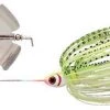 Booyah Clacker Buzzbait 3/8 Oz White Chartreuse Shad Lures & Bait