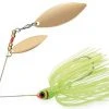 Lures & Bait Booyah Double Willow Spinbait 3/8 Oz Chartreuse 1pk