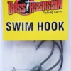 Bass Assassin Watermelon/Red Swim Hook 1/4oz 3ct SWIM14075 Hooks/Jig Heads
