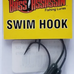 Bass Assassin Watermelon/Red Swim Hook 1/8oz 3ct SWIM18073 Hooks/Jig Heads