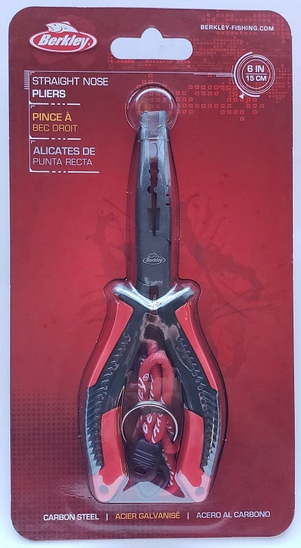 Berkley 6in Straight Nose Pliers 1402791 Berkley 6in Straight Nose Pliers 1402791