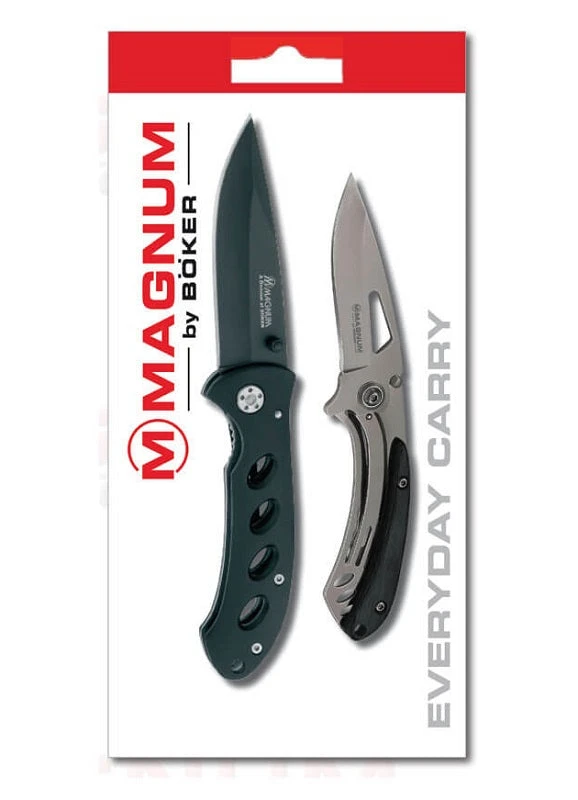 Boker Magnum Folding Pocket Knife Set 01SC500SET Knives And Tools Boker Magnum Folding Pocket Knife Set 01SC500SET Knives And Tools