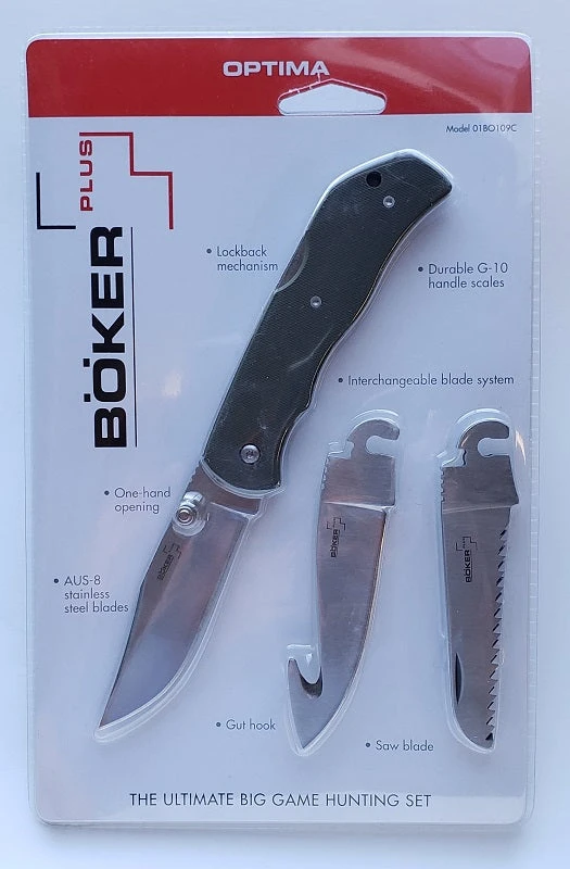 Boker Plus Optima Hunting Knife Set 01BO1O9C Knives And Tools Boker Plus Optima Hunting Knife Set 01BO1O9C Knives And Tools