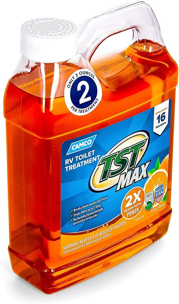 Camco TST Max Orange Power RV Toilet Treatment - 32 Oz 41192 RV And Camping 3 Camco TST Max Orange Power RV Toilet Treatment - 32 Oz 41192 RV And Camping