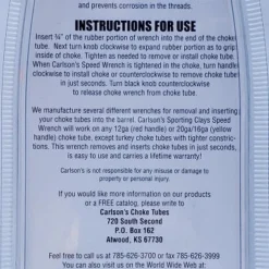 Hunting Carlson's Sporting Clays Speed Wrench 06602 6 Hunting Carlson's Sporting Clays Speed Wrench 06602