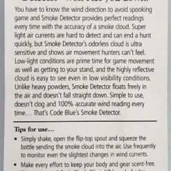 Code Blue Smoke Detector 1 Oz OA1187