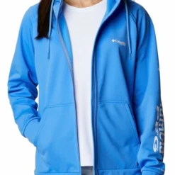 Columbia Sportswear Columbia Women’s PFG Tidal Fleece FZ Hoodie Blue