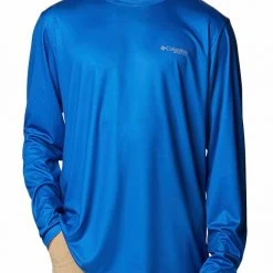 Columbia Sportswear Columbia Men's Terminal Tackle PFG State Fish Flag™ L/S Vivid Blue 4 Columbia Sportswear Columbia Men's Terminal Tackle PFG State Fish Flag™ L/S Vivid Blue