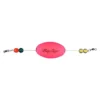 Floats & Corks Comal Bay Slayer Oval Rattle Float 2.5" Pink