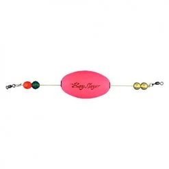 Floats & Corks Comal Bay Slayer Oval Rattle Float 2.5" Pink