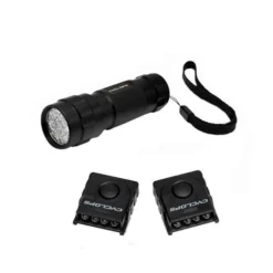 Beach & Home Cyclops LED Flashlight Plus Hat Clip Lights Combo CYC-FLHC