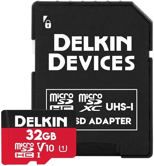 Delkin Devices Action Camera & Drone Rugged 32GB Memory Card DDMSDACT32GB Delkin Devices Action Camera & Drone Rugged 32GB Memory Card DDMSDACT32GB