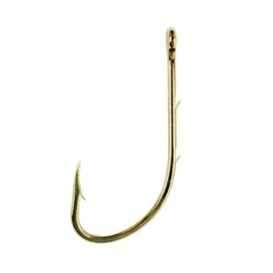 Hooks/Jig Heads Eagle Claw Hook Baitholder 1/0 Gold 10pk