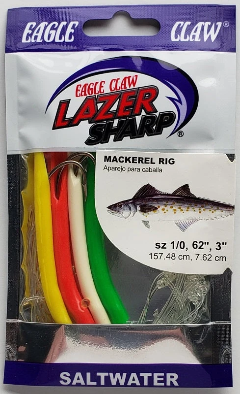 Lures & Bait Eagle Claw Mackerel Tree Rig L942-1/0 Lures & Bait Eagle Claw Mackerel Tree Rig L942-1/0