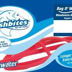 Fishbites Bag O Worm 0033 Red