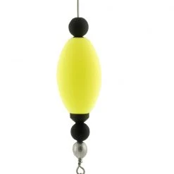 Four Horsemen Tackle Oval Popper Cork Yellow 2-1/2" 1pk Floats & Corks