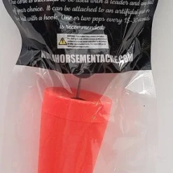 Four Horsemen Tackle Concave Popper Cork Red 3" 1pk 7 Four Horsemen Tackle Concave Popper Cork Red 3