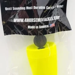 Four Horsemen Tackle Concave Popper Cork Yellow 3