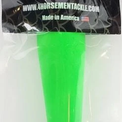 Floats & Corks Four Horsemen Tackle Concave Popper Cork Green 4" 1pk