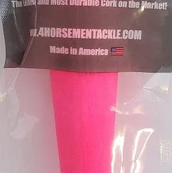 Floats & Corks Four Horsemen Tackle Concave Popper Cork Pink 5