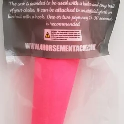 Floats & Corks Four Horsemen Tackle Concave Popper Cork Pink 5