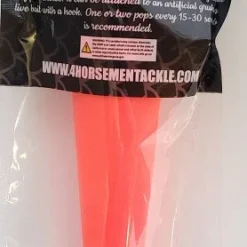 Four Horsemen Tackle Concave Popper Cork Red 5