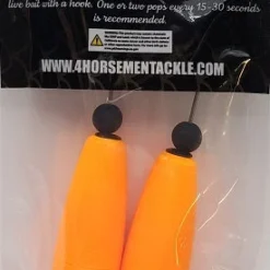 Four Horsemen Tackle Skinny Cork Orange 2pk Floats & Corks