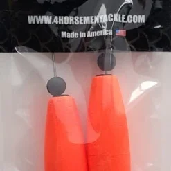 Floats & Corks Four Horsemen Tackle Skinny Cork Red 2pk